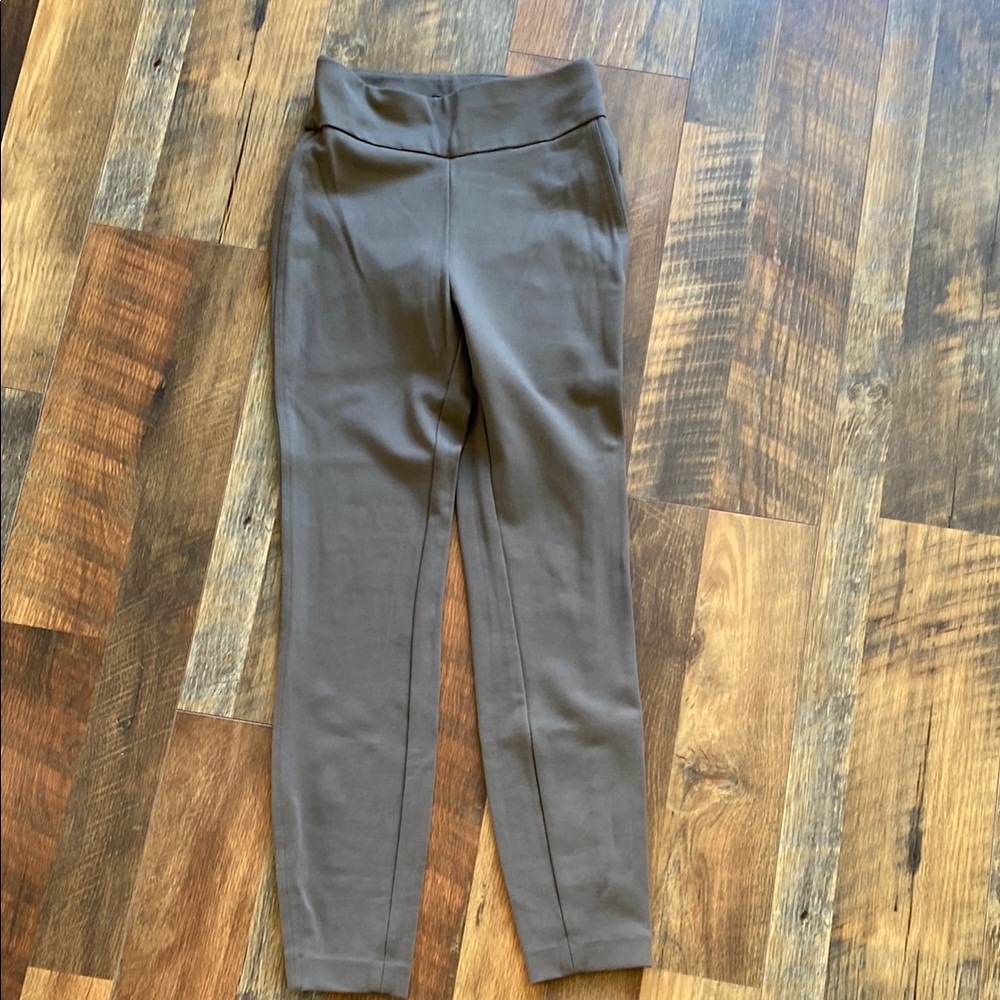 XS Express olive green skinny ankle high rise High-Waisted Leggings STRETCH